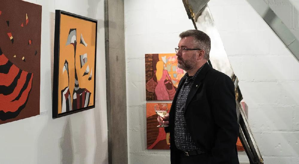 Niedopowiedziane  wystawa malarstwa Krystyny Małeckiej - Metalme